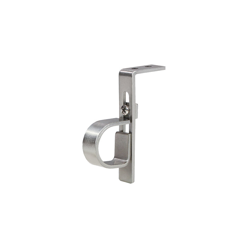 1" Ceiling/wall end bracket Matte Black/Brushed Nickel
