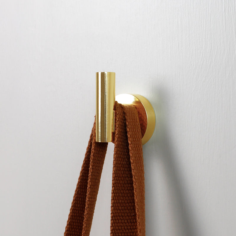 Modern Wall Single Hook Matte Black/Gold/Brushed Nickel