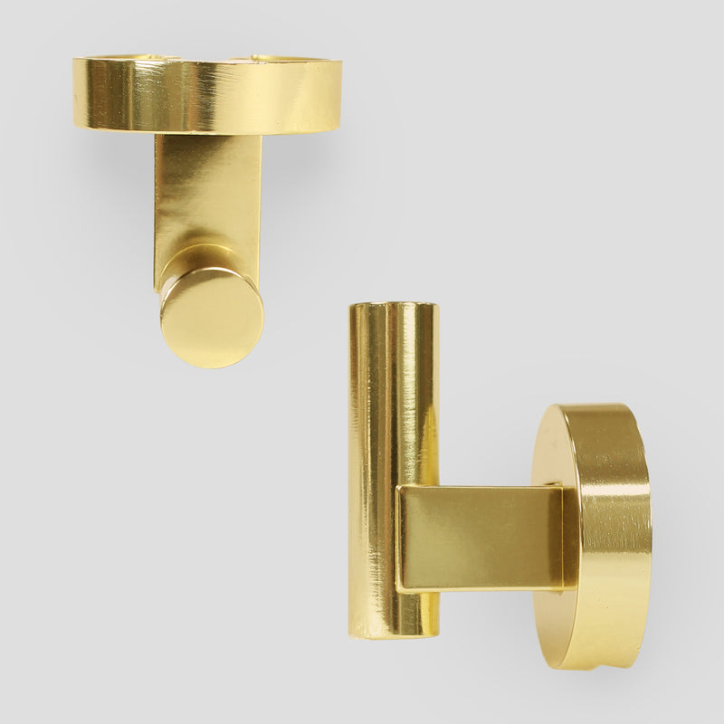 Modern Wall Single Hook Matte Black/Gold/Brushed Nickel