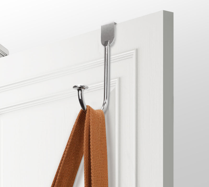 Over the door Single Hook Brushed Nickel/Matte Black