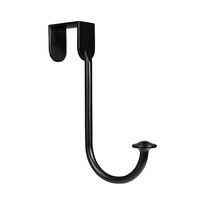 Over the door Single Hook Brushed Nickel/Matte Black