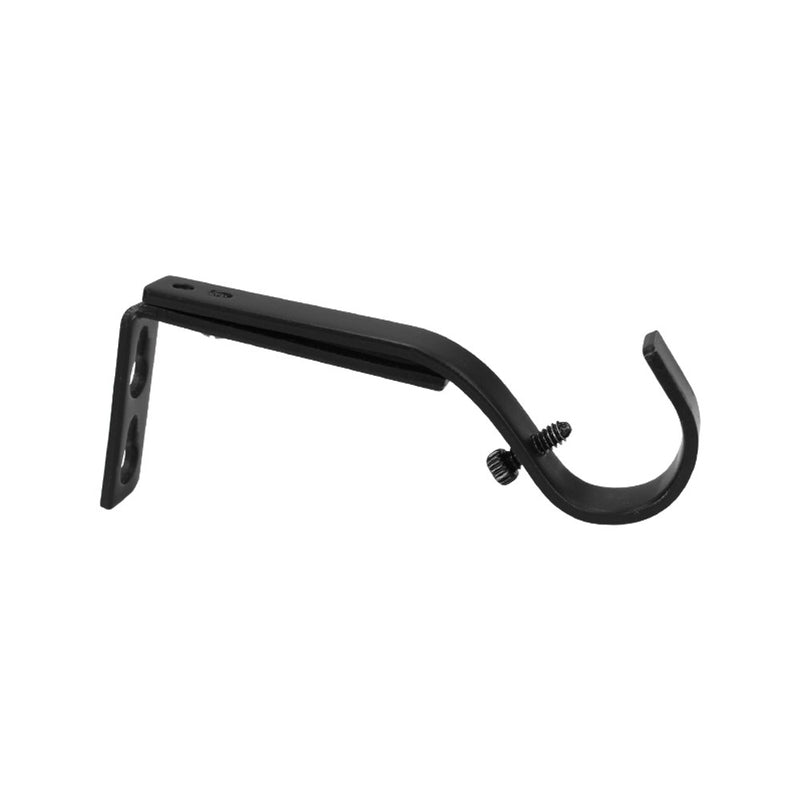 Adjustable Single Curtain Rod Brackets 1 in. (4-Piece)