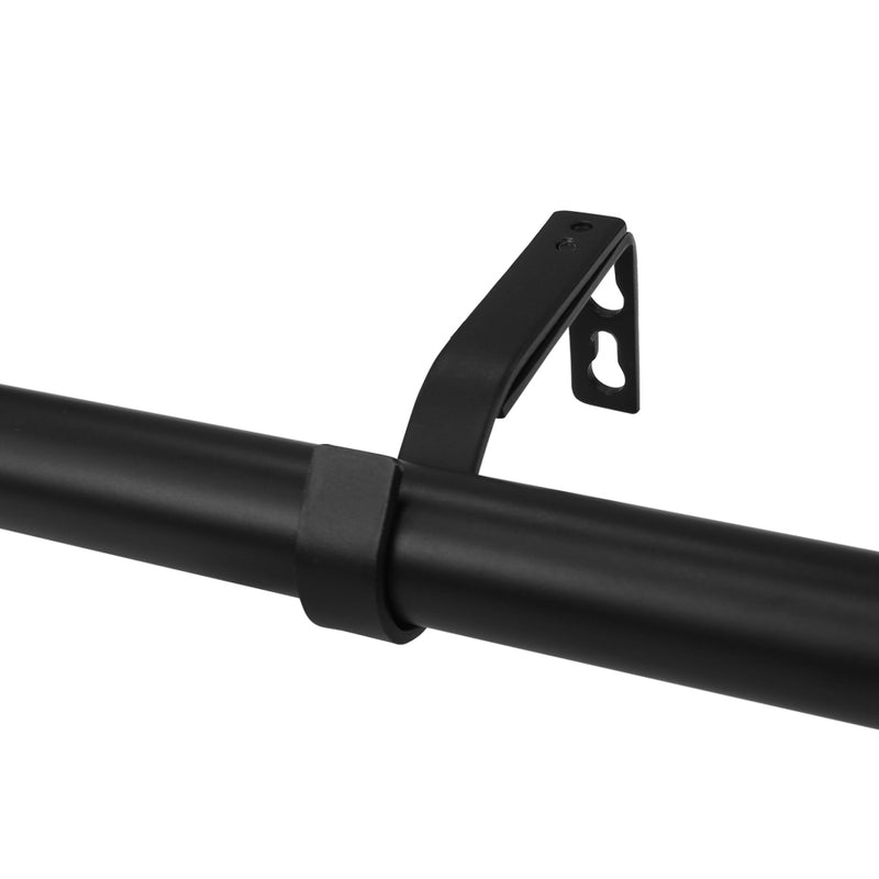 Adjustable Single Curtain Rod Brackets 1 in. (4-Piece)