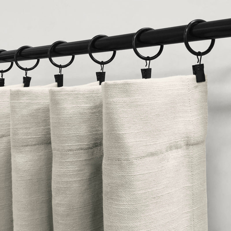 1-1/2 in. Clip Rings For 1 in. Curtain Rods