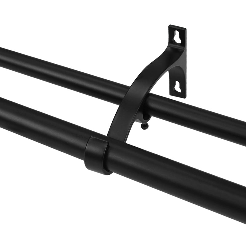 Conversion Double Curtain Rod Brackets 1 in. & 3/4 in. (2-PK ; 4-PK)
