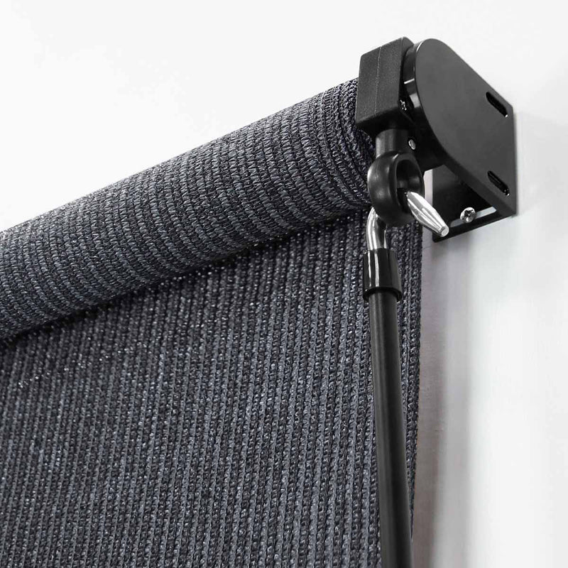 Lumi Outdoor Roll-Up Shade – Crank Operated – UV Protection, Weather-R ...