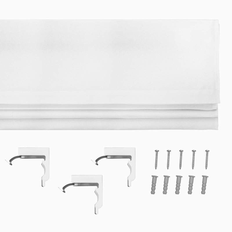Hardware Box for Cordless Roman Shade in White