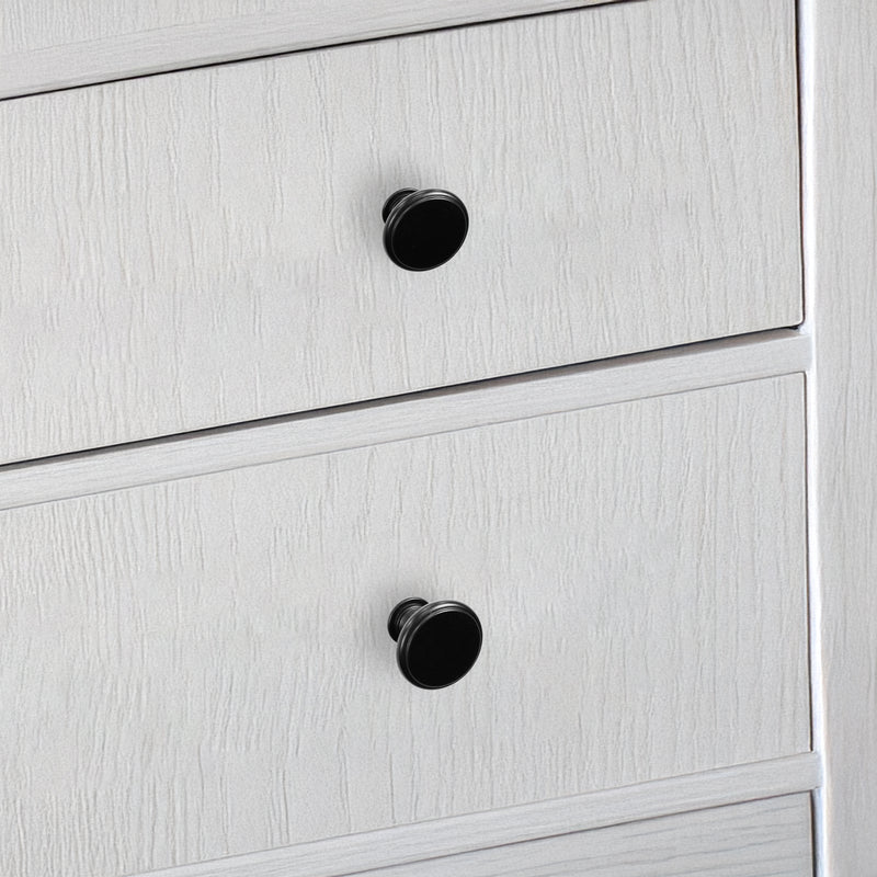Cabinet Knob Classic Antique Nickel/Matte Black