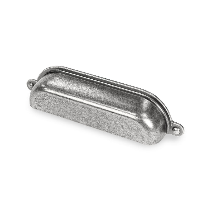 Drawer Pull Vintage Library 3" or 3.75" Antique Nickel/Matte Black