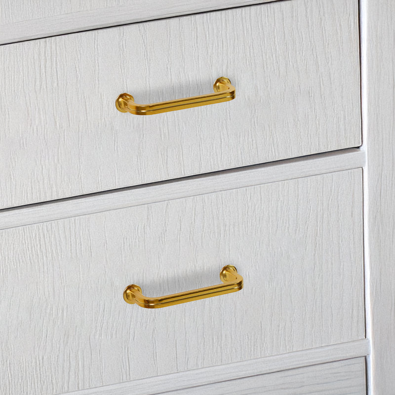Drawer Pull Classic 3" or 3.75" Antique Nickel/Matte Black/Brass