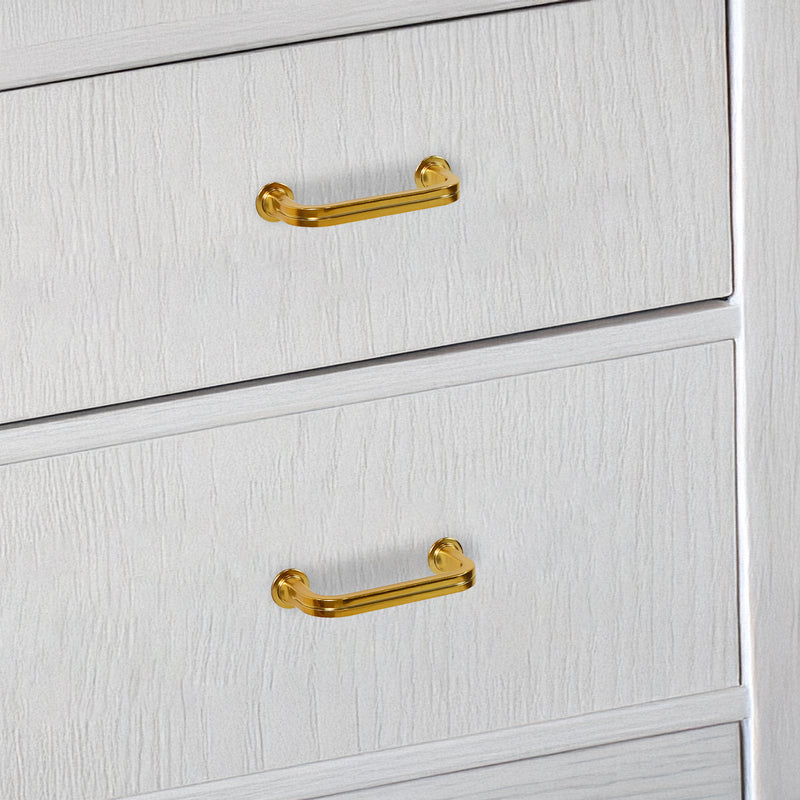 Drawer Pull Classic 3" or 3.75" Antique Nickel/Matte Black/Brass