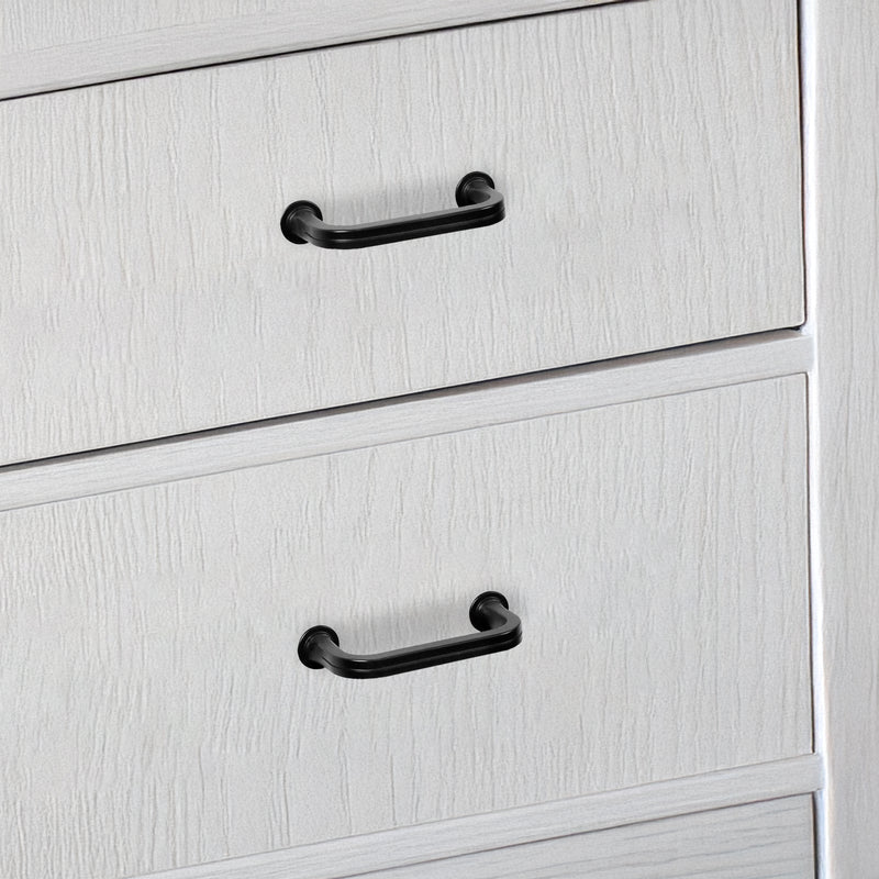 Drawer Pull Classic 3" or 3.75" Antique Nickel/Matte Black/Brass