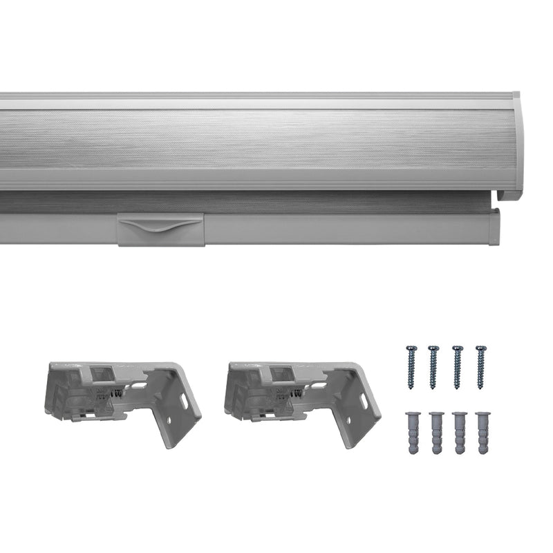 Cordless Blackout Zebra Blinds_Grey