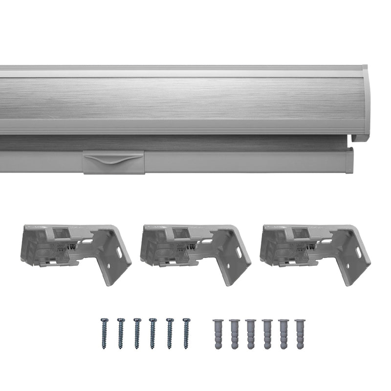 Cordless Blackout Zebra Blinds_Grey