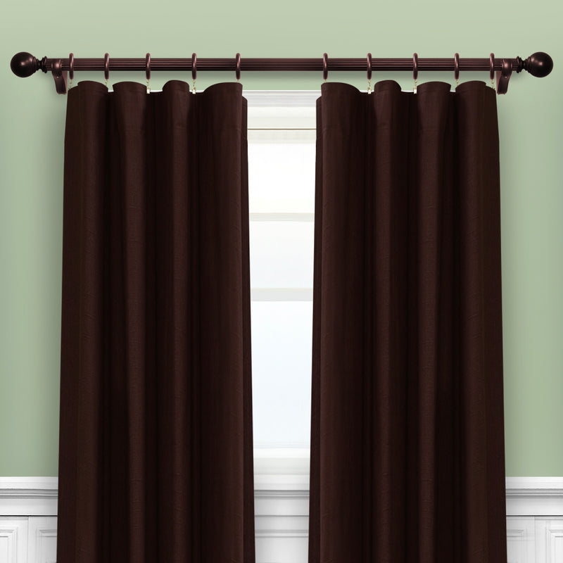 Wood Rings in White/Heritage Oak/Mahogany for 1-3/8 in. pole ( 7 PCS/Pack)