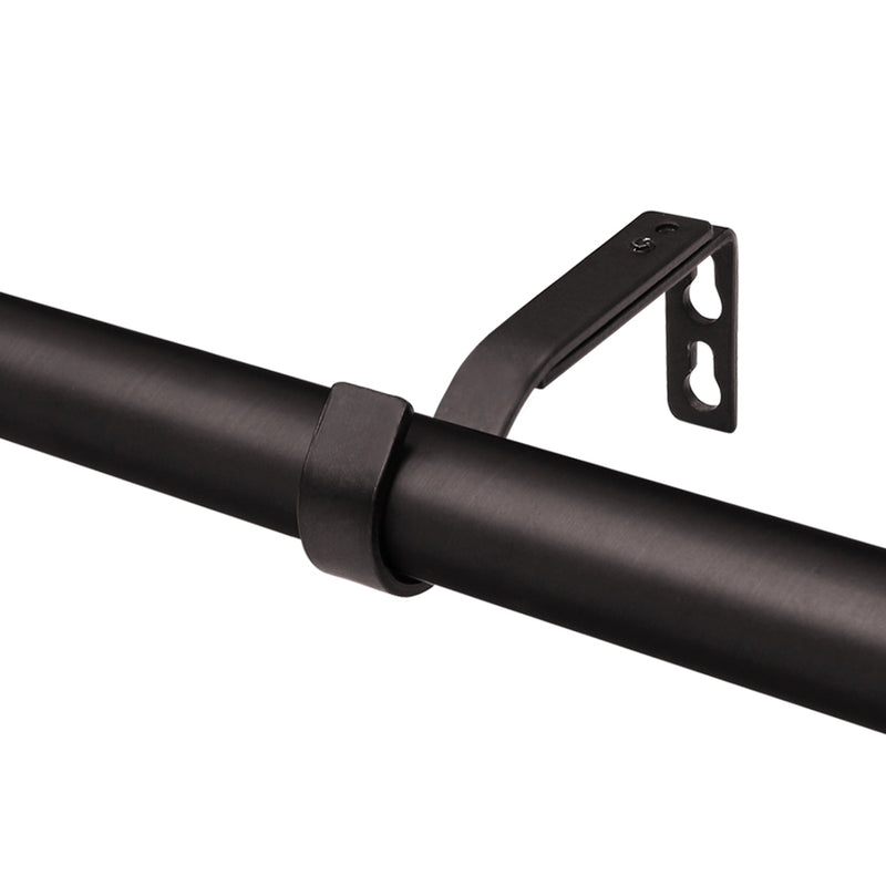 1" Metal Knob Curtain Rod, Oil Rubbed Bronze, 36-72" & 72-144"