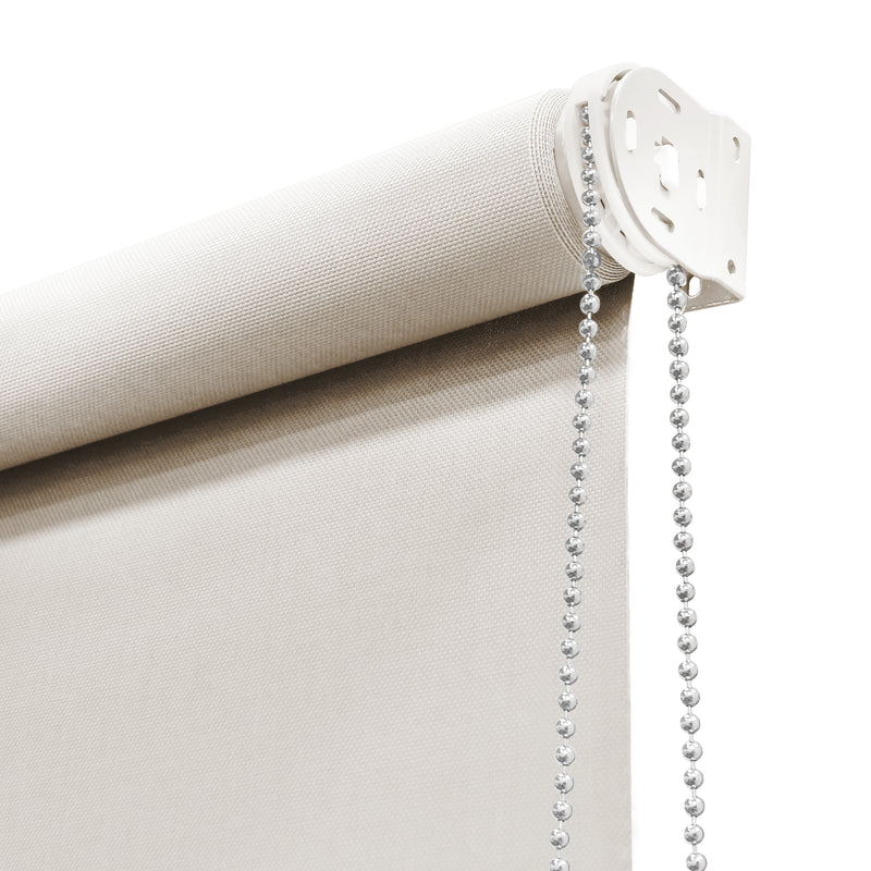 (With Valance) Ball Chain Solar Fabric Roller Shade (3 colors)