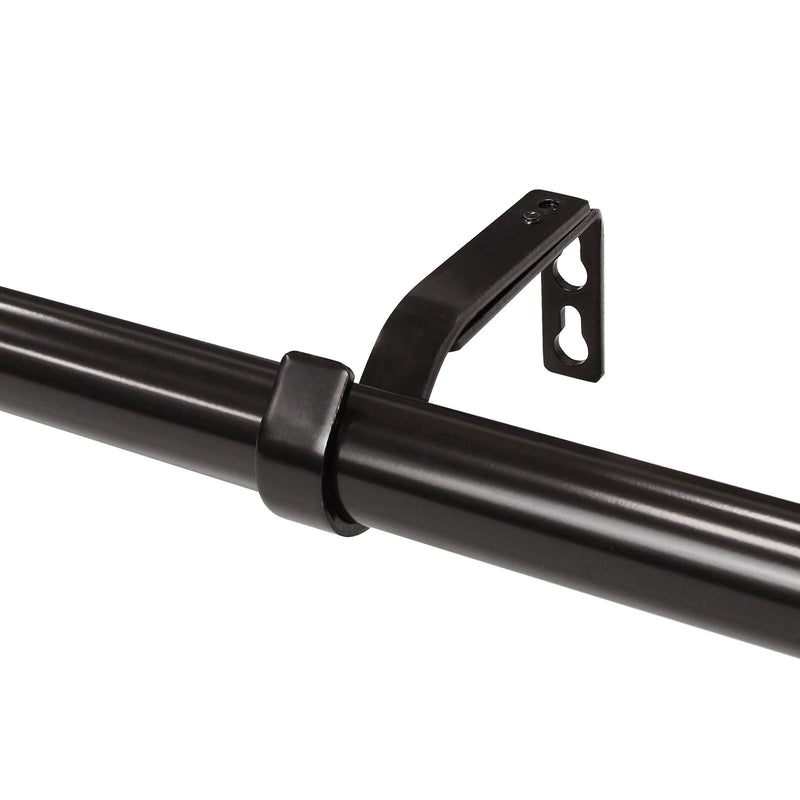 Adjustable Single Curtain Rod Brackets 1 in. (4-Piece)