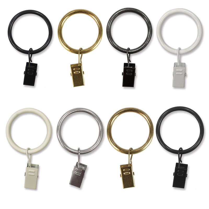 1-1/4 in. Clip Rings in 9 colors (7-Pack)