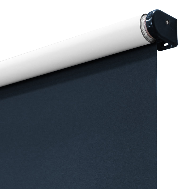 Cordless Cut-to-Size Slow Release Blackout Fabric Roller Shade_Dark Blue