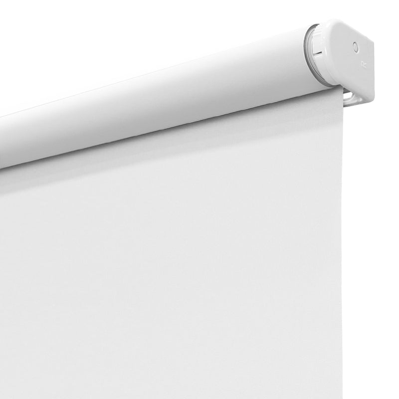 Cordless Cut-to-Size Slow Release Blackout Fabric Roller Shade_White