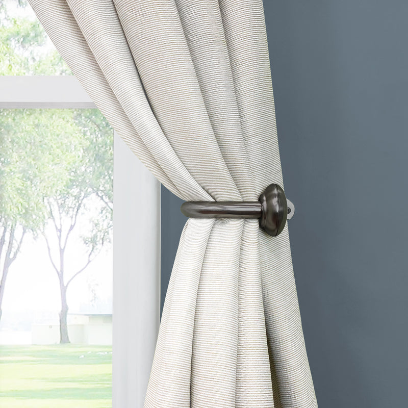Set of 2 (5/8 in. dia.) Drapery Curtain Holdbacks in 6 colors