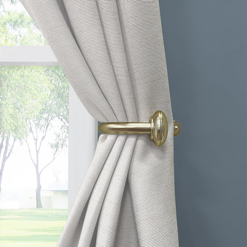 Set of 2 (5/8 in. dia.) Drapery Curtain Holdbacks in 6 colors