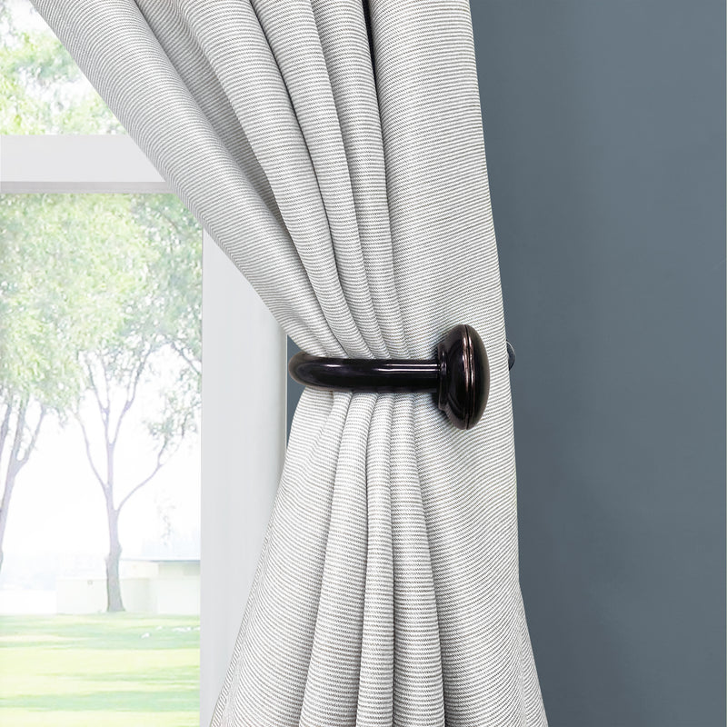 Set of 2 (5/8 in. dia.) Drapery Curtain Holdbacks in 6 colors
