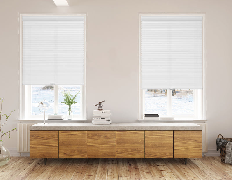 Cordless POSH Cellular Shades (2-Tone Color) Light Filtering_White