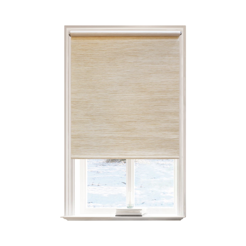 Cordless Light-Filtering Natural Roller Shades (4 colors)