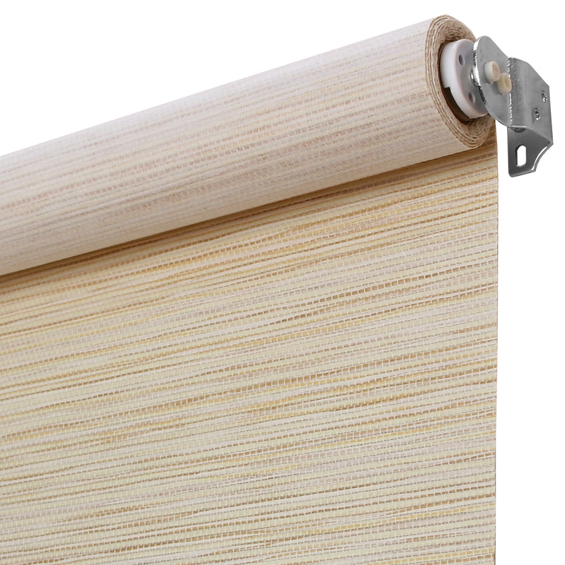Cordless Light-Filtering Natural Roller Shades (4 colors)