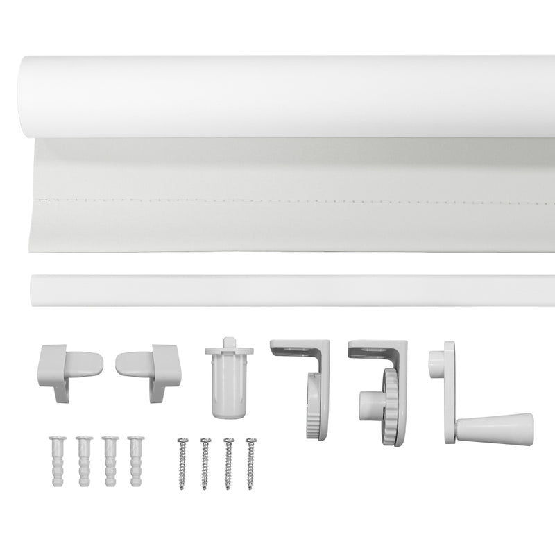 Cordless Cut-to-Size Slow Release Blackout Fabric Roller Shade_Taupe
