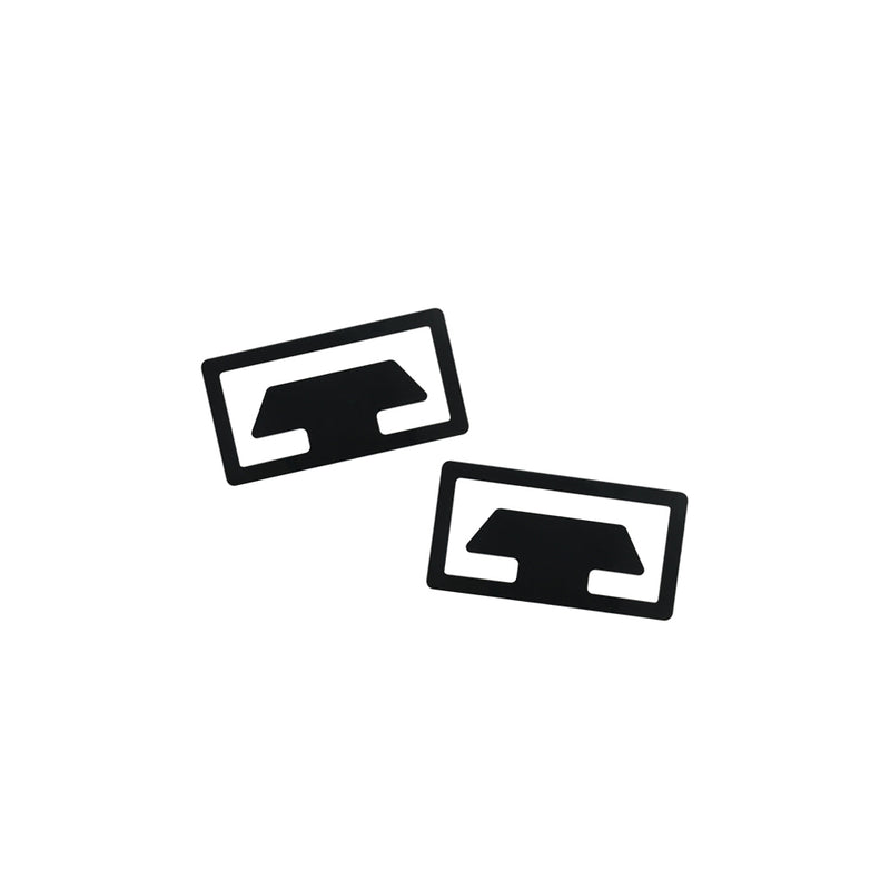 Cut-to-size Cordless Blackout PAPER Temporary Pleated Shades_Black_6 pks