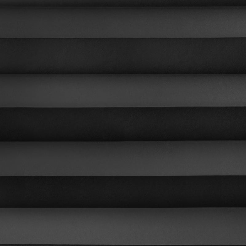 Cut-to-size Cordless Blackout PAPER Temporary Pleated Shades_Black_6 pks