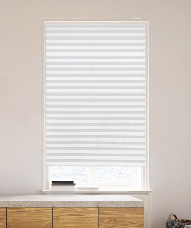 Cut-to-Size Cordless Light-Filtering PAPER Temporary Pleated Shades_White_6 pks