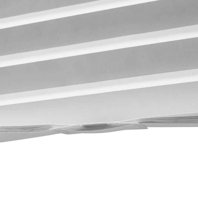 Cut-to-Size Cordless Light-Filtering PAPER Temporary Pleated Shades_White_6 pks
