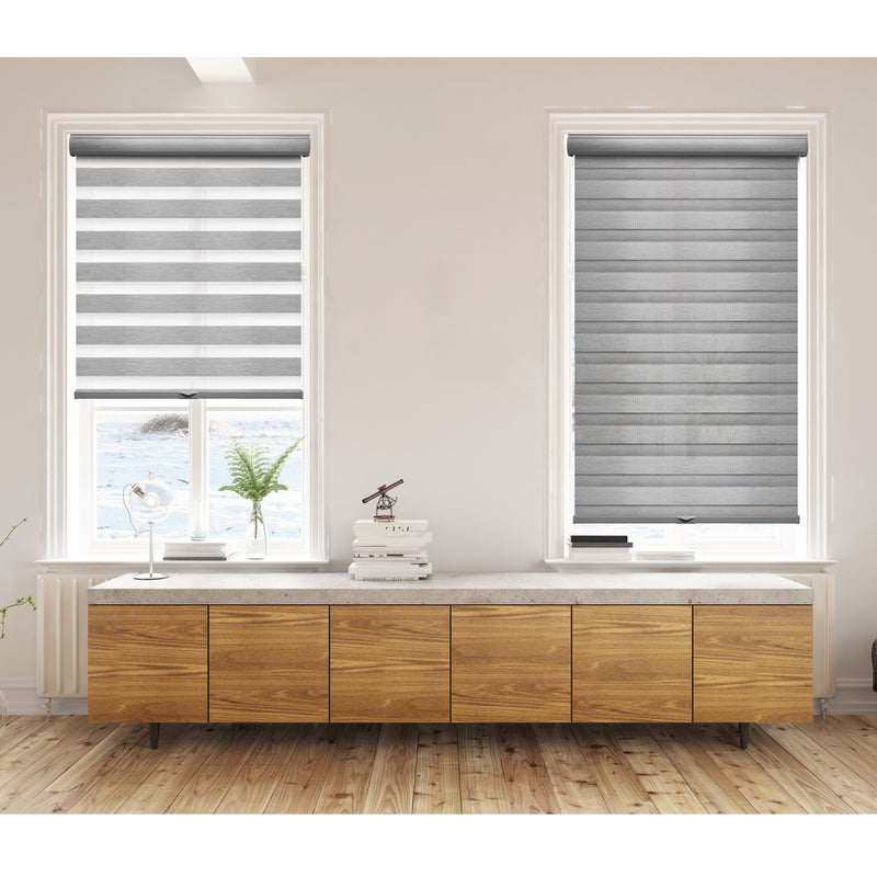 Cordless Light-Filtering Zebra Blinds_Grey