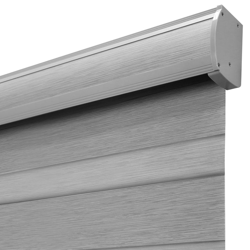 Cordless Blackout Zebra Blinds_Grey